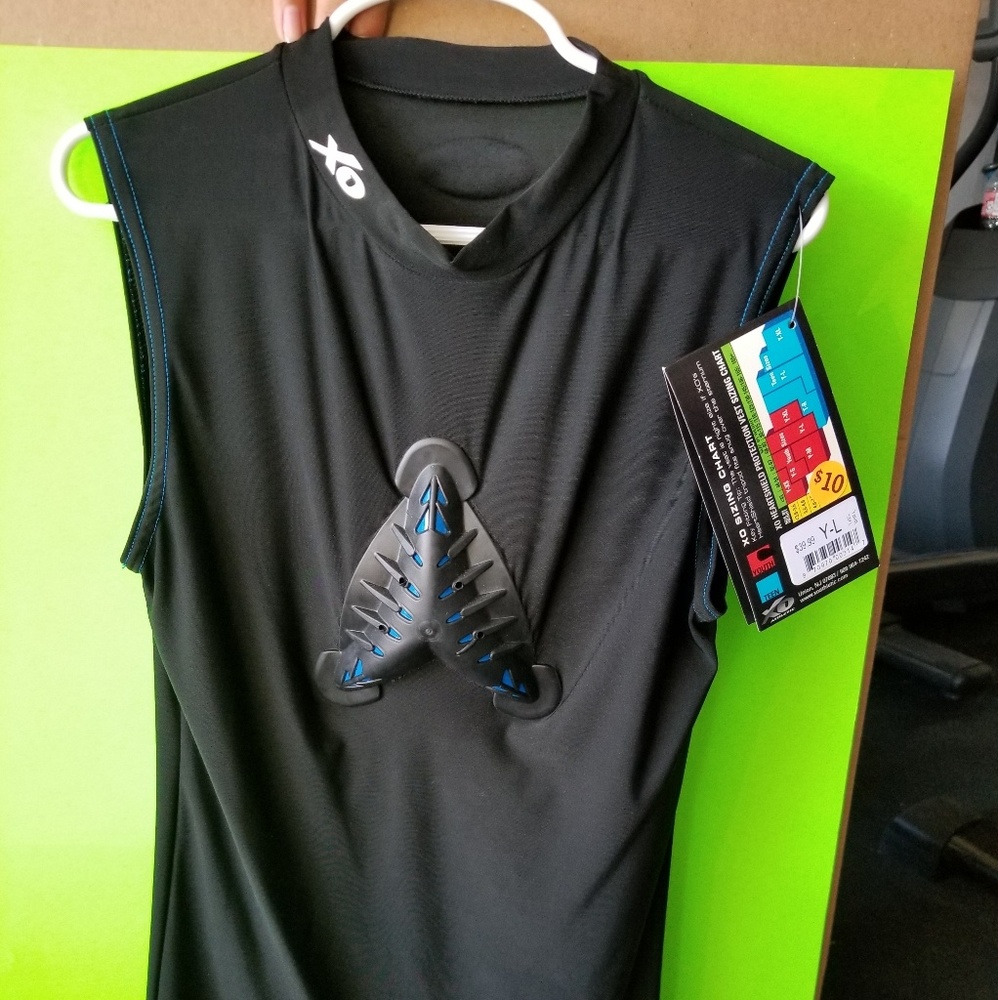 Baseball heart protective undershirt